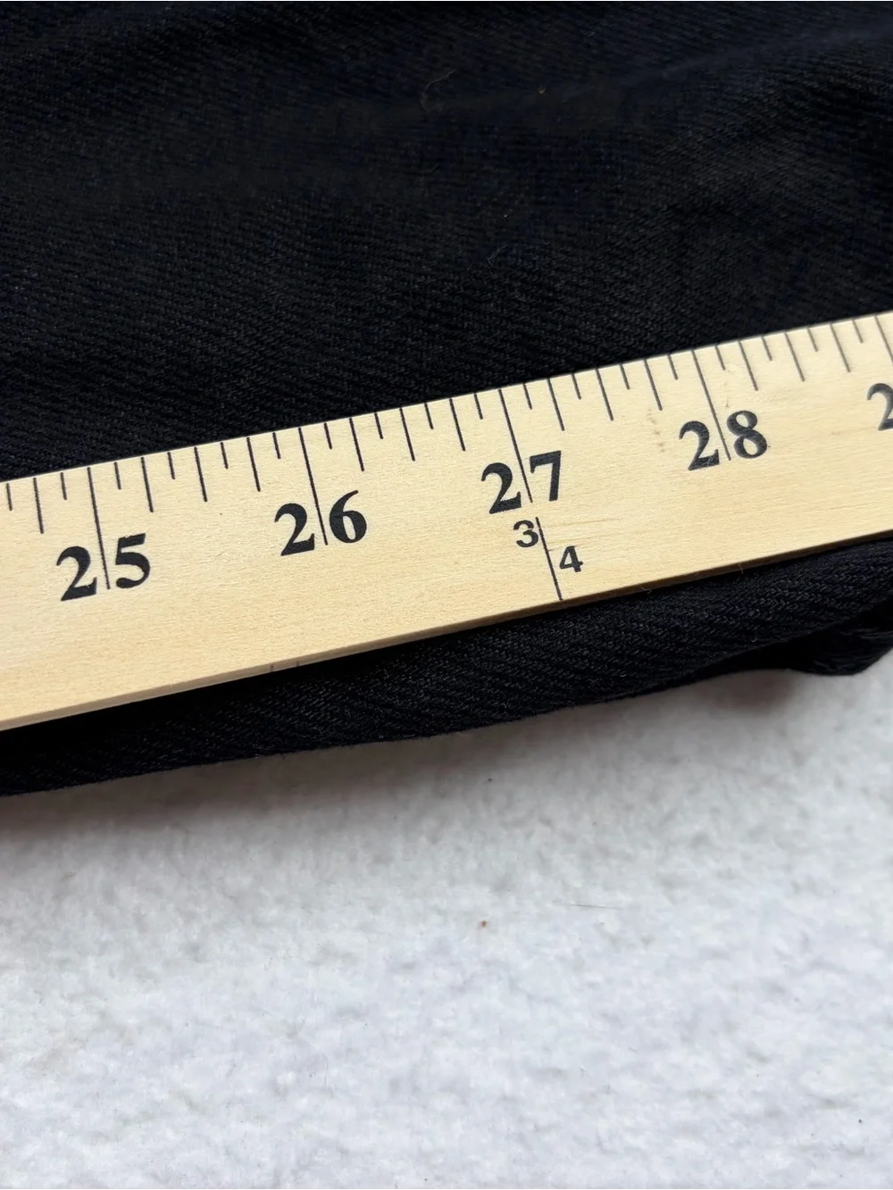 Prison Blues Women's Size‎ 7 Black Rigid Denim Work Jeans High Rise USA Made
